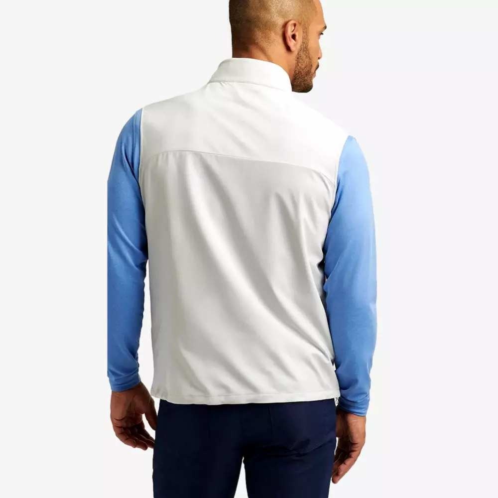 Peter Millar Crown Sport Perth Hooded Vest Mens Medium White SACC San Antonio CC - Picture 2 of 7